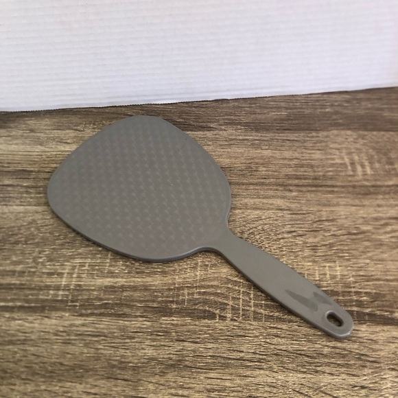 Vtg Gray Handheld Mirror - Picture 2 of 11
